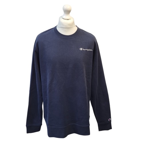 Champion sweatshirt navy crew - sweatshirt,