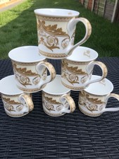 Harrods Coffee Mug Cream Wings