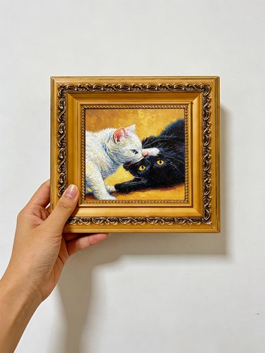 Two cats sweet pet - two,
