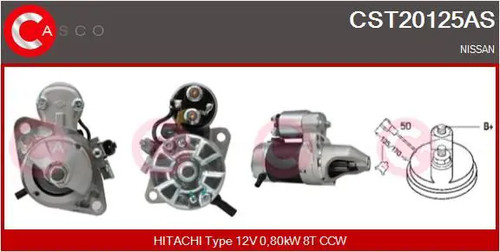 Starter motor anticlockwise - starter,