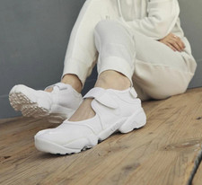Nike WMNS Air Rift Breathe Triple White/White-Pure Platinum DN1338-100 New