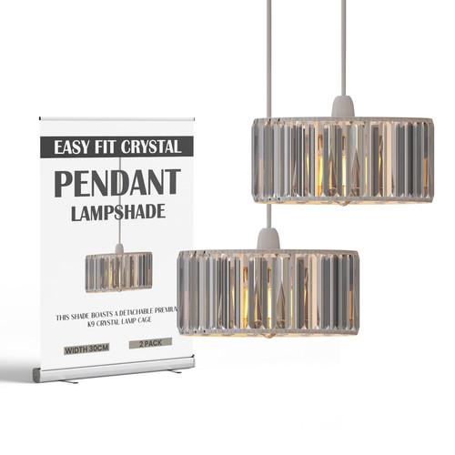 Pack modern crystal ceiling - modern,