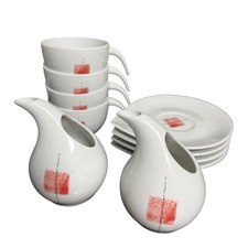 Polish coffee set line art