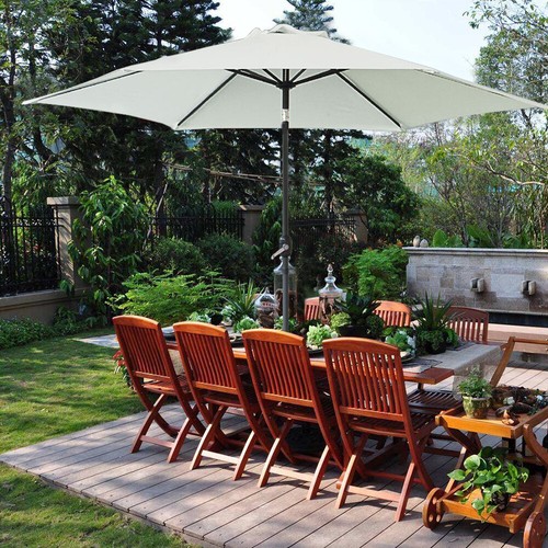 Cream garden patio - 2.7m,