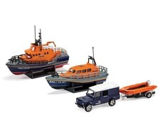 CORGI RNLI LIFEBOATS + LAND ROVER & LIFEBOAT/TRAILER Gift Set RNLI0001 New