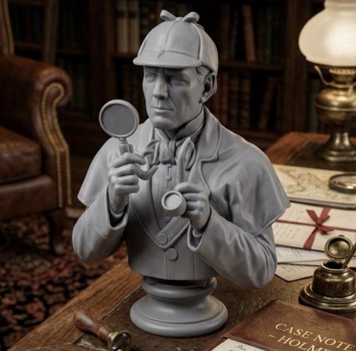 Sherlock holmes bust - sherlock,