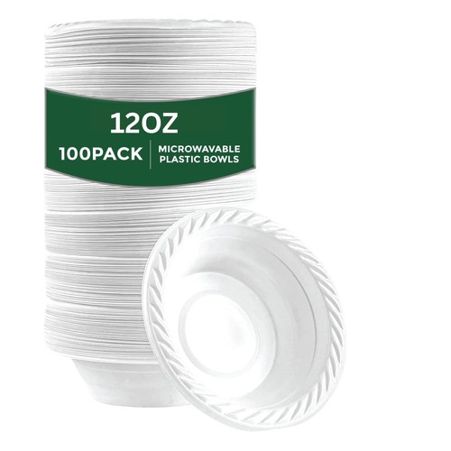 12oz white plastic - white,