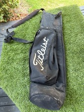 TITLEIST PENCIL GOLF CARRY BAG. BLACK. FREE POST