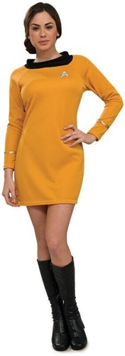 Star trek deluxe ladies gold - star,