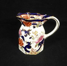 Vintage Mason's Ironstone Ceramic Blue Mandalay Small Jug 11cm