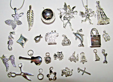 Small 925 silver pendants Leaf