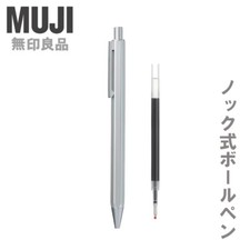 MUJI Discontinued Aluminum Hexagonal Ballpoint Pen with Gel-Ink Refill
