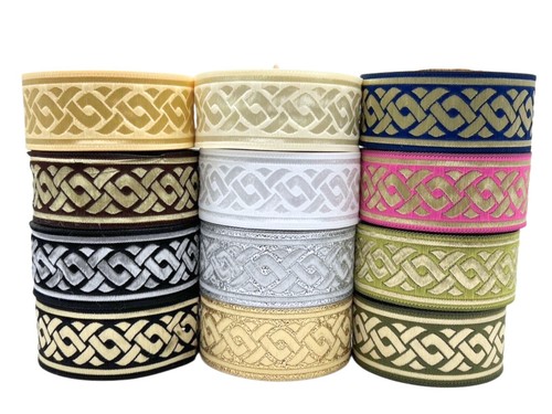 10m jacquard ribbon trim - jacquard, ribbon/trim