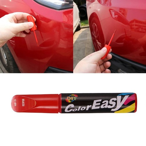 Red car paint repair pen - red,