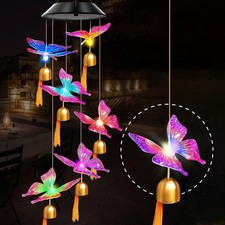 Wind Chimes Solar Powered LED