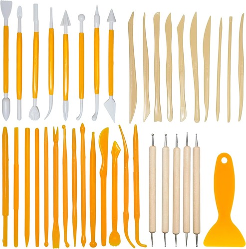 Air dry clay - air, tools,