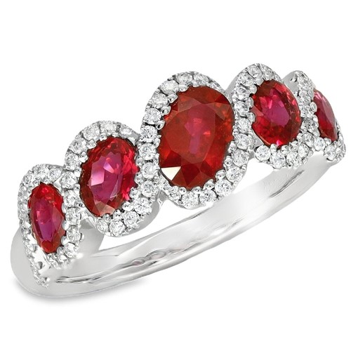 Ladies 18ct white - gold, diamond