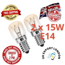 2x E14 15W Fridge Freezer Bulb