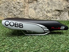 COBB PLUS 2 ~ TT Triathlon Time Trial Tri Narrow  Bike Saddle Grey / Black