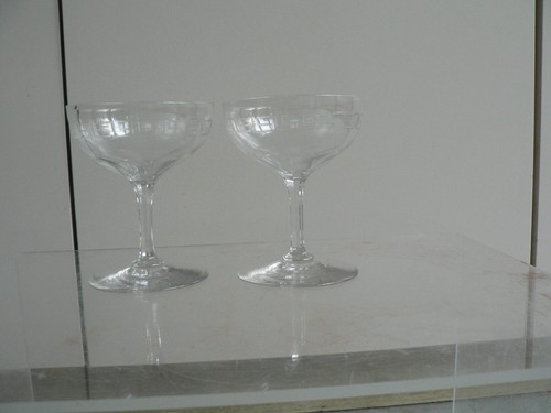 Vintage champagne glasses - champagne,