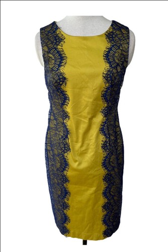 Kaliko mustard blue lace - kaliko, &