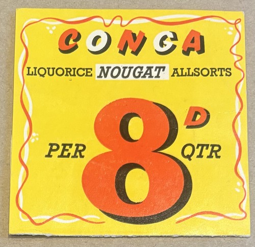 Vintage conga sweet shop - vintage,