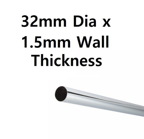 32mm chrome industrial - 32mm, grade