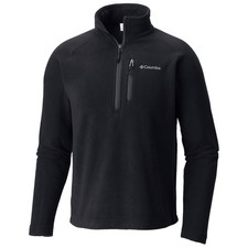 Columbia Mens Fast Trek III Half Zip Fleece Pullover - Black