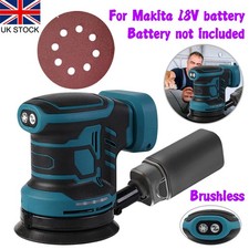 Brushless Random Orbital Sander For Makita 18V Battery 6 Speed Adjustment Sander