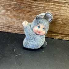 Vintage Monchichi Mini in Easter Bunny Suit 1970’s-1980’s