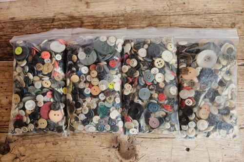 Vintage buttons mixed lot - vintage,