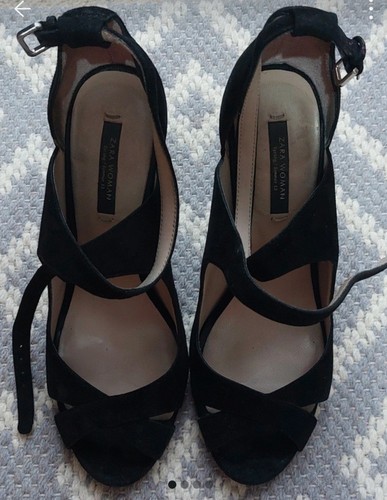 Zara women black suede - women’s,