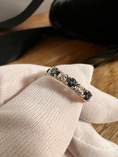 18ct gold ceylon sapphire and