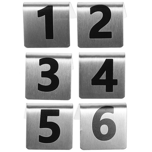 Pcs table number stands - 6,