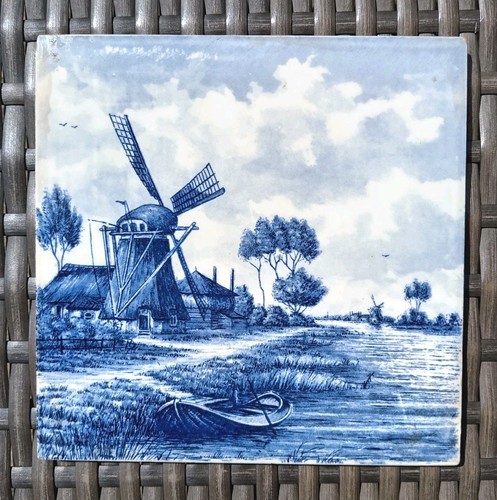 Delft blue white dutch - blue,