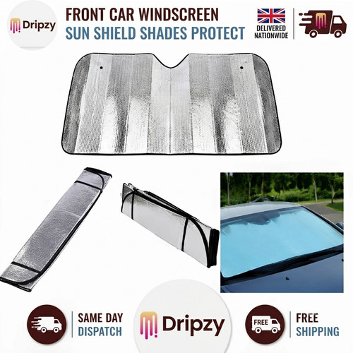 Front car windscreen sun - front,