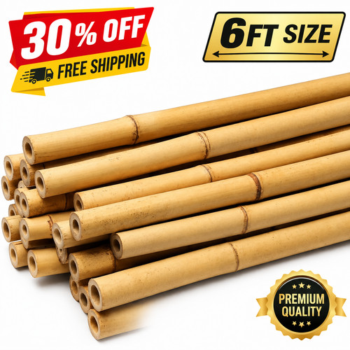 6ft heavy duty bamboo - 6ft,