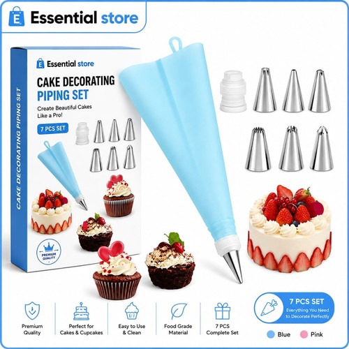 Piping bags and - piping, set