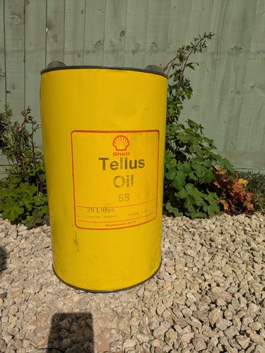 Vintage shell oil barrel - oil,
