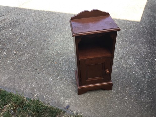 Heavy duty dark stained pine - stained,