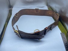 Original WW1 / WW2 British Army Officer's Sam Browne Leather Belt