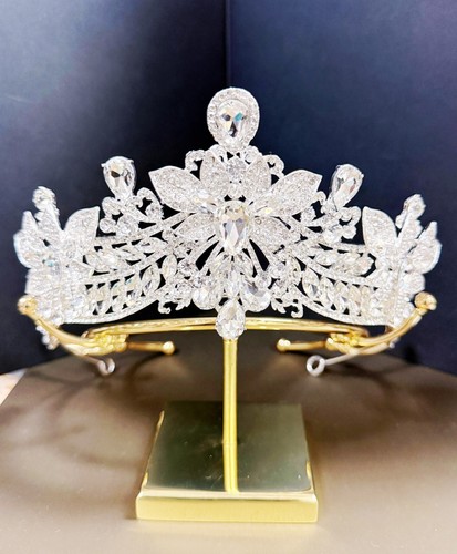 Flower crystal crown - flower,