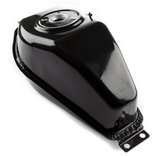 Fuel Tank Petrol Black Metal