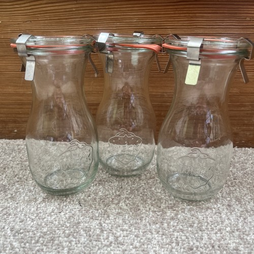 Weck glass juice jar - jar, carafe