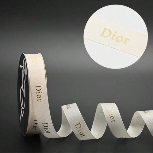 Dior cream gold ribbon 5cm - dior,