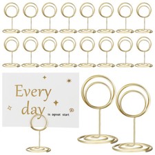 20 Pcs Wire Menu Bracket Mini
