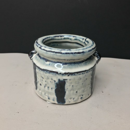 Zebra jar glazed ceramic - glazed,