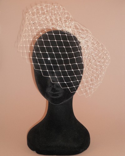 Diamante birdcage veil std - veil, (std