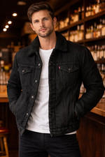 Levis Denim Jacket XL  Black