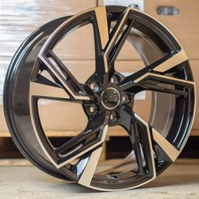 20"rs6 e black pol  alloy
